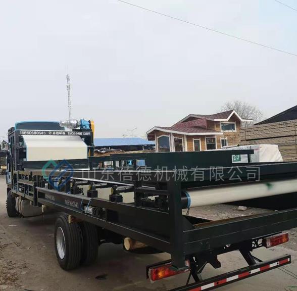 山東聊城洗沙場帶式壓濾機項目